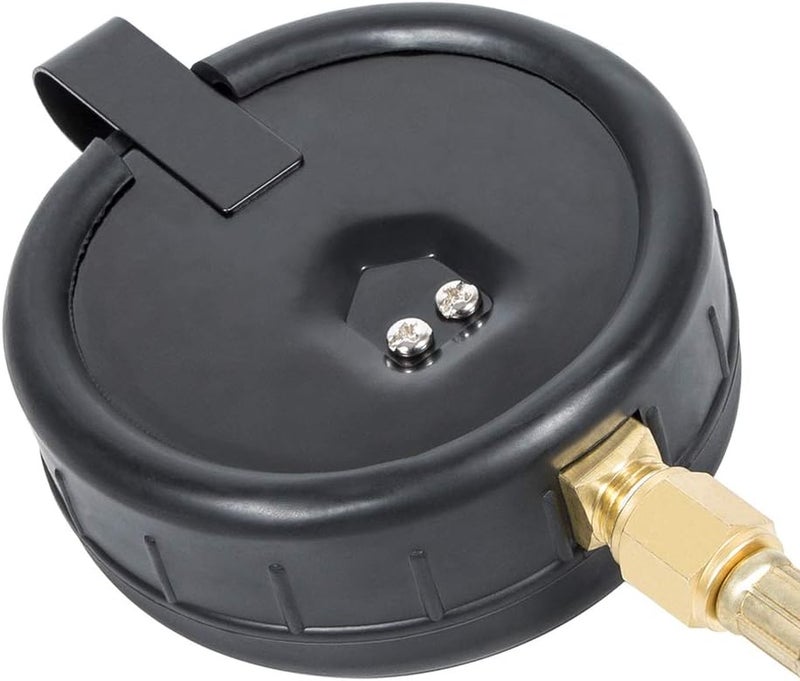 Yoursme مقياس ضغط نظام الوقود TU-32-20 Compuchek يناسب محركات Cummins ومحركات الديزل مع منافذ اختبار Compuchek، 0-300 PSI - Image 4
