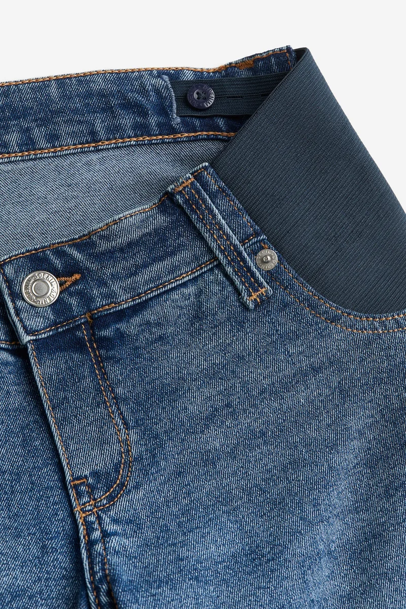 H&M MAMA Slim Straight Low Jeans
