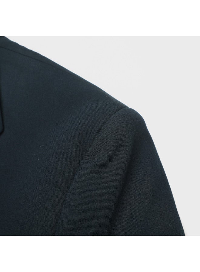 Zara Men's Fashion Solid Color Lapel Slim-fit Casual Suit - Image 5