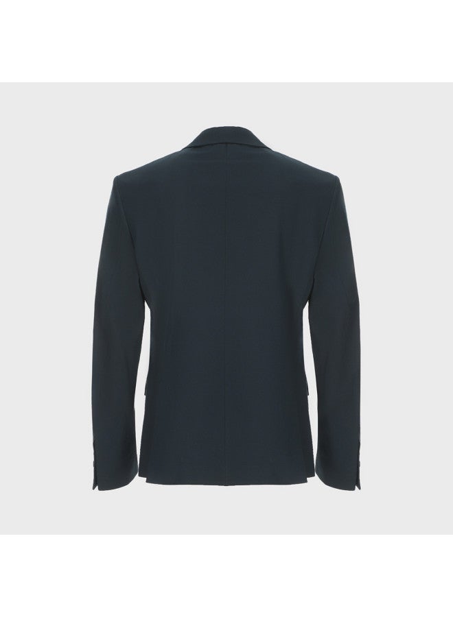 Zara Men's Fashion Solid Color Lapel Slim-fit Casual Suit - Image 3