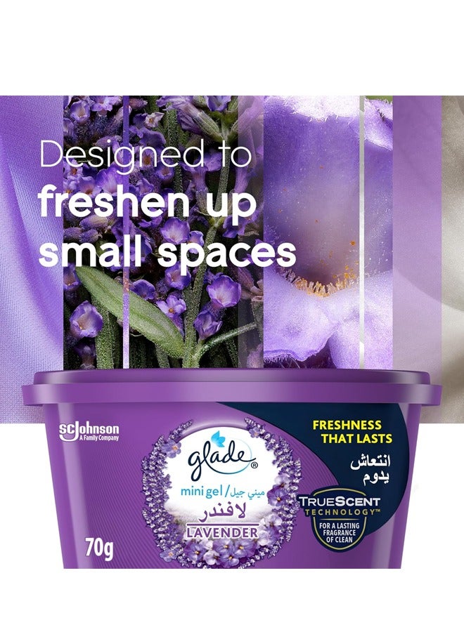 Glade Mini Gel Lavender 3x70GM Pack of 3 - Image 2