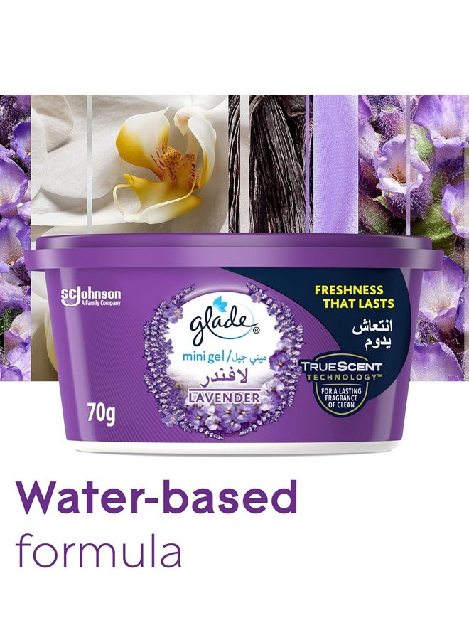 Glade Mini Gel Lavender 3x70GM Pack of 3 - Image 4