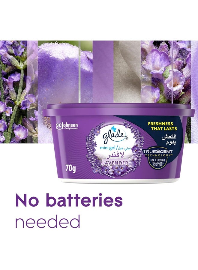 Glade Mini Gel Lavender 3x70GM Pack of 3 - Image 5