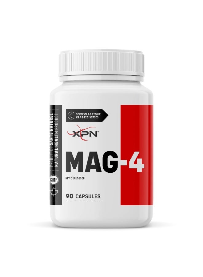 XPN Mag-4 90 Capsules – Advanced Magnesium Complex for Muscle Function, Recovery & Daily Wellness - Image 1