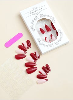 SYNSYB 24-Piece Short Square Press-on Toenails:Acrylic Fake Nails ,toe fake nails for Seamless Fit  - Image 2