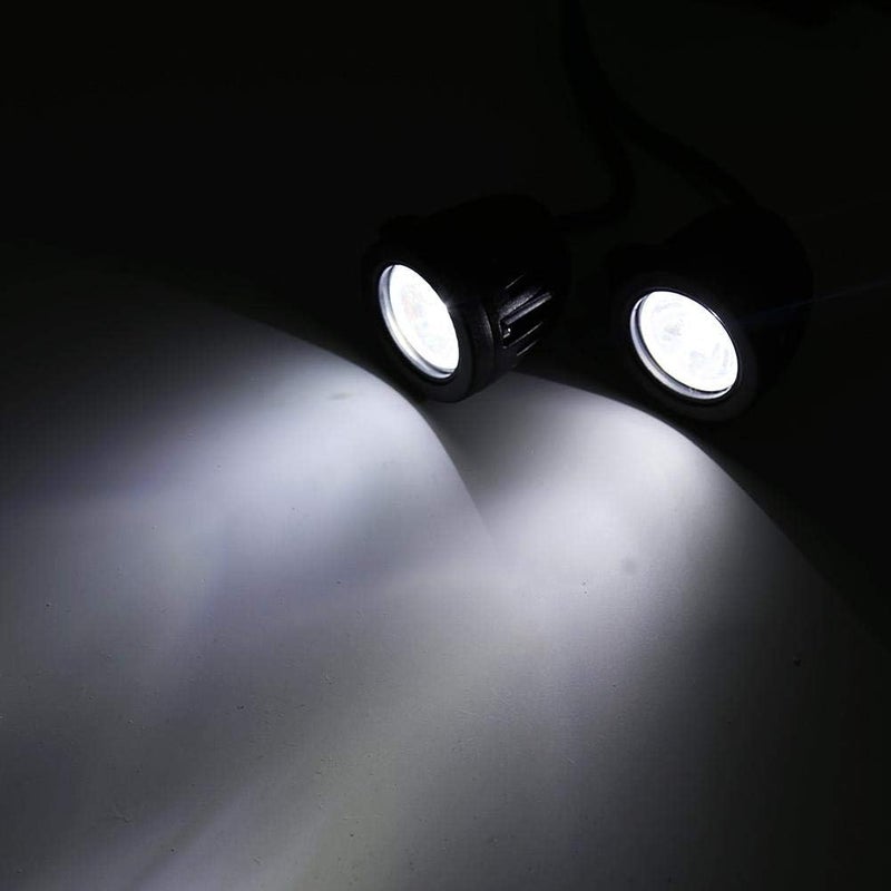comfrt 1Pair 10W Motorcycle Fog Light Bar Spotlight Daytime Running Light Work Light Off Road Driving Fog Lamp for SUV, Off Road Vehicle, Rescue, Excavator, Large Trucks, Bicycle, Boat - Image 2
