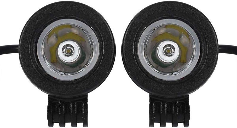 comfrt 1Pair 10W Motorcycle Fog Light Bar Spotlight Daytime Running Light Work Light Off Road Driving Fog Lamp for SUV, Off Road Vehicle, Rescue, Excavator, Large Trucks, Bicycle, Boat - Image 4