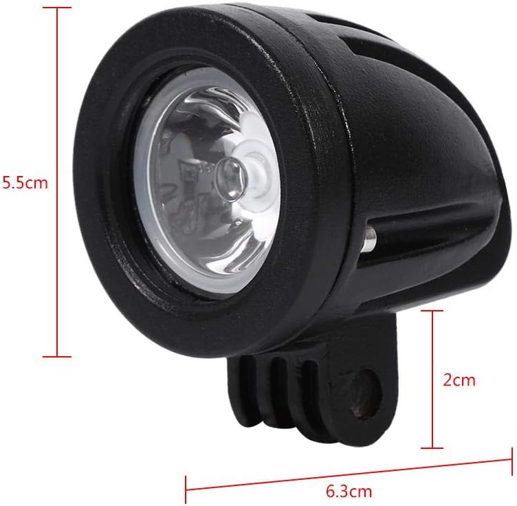 comfrt 1Pair 10W Motorcycle Fog Light Bar Spotlight Daytime Running Light Work Light Off Road Driving Fog Lamp for SUV, Off Road Vehicle, Rescue, Excavator, Large Trucks, Bicycle, Boat - Image 3