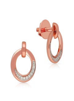Malabar Gold and Diamonds 18k 750 Purity Mine Diamond Earring MZOZOU047ER5  - Image 1