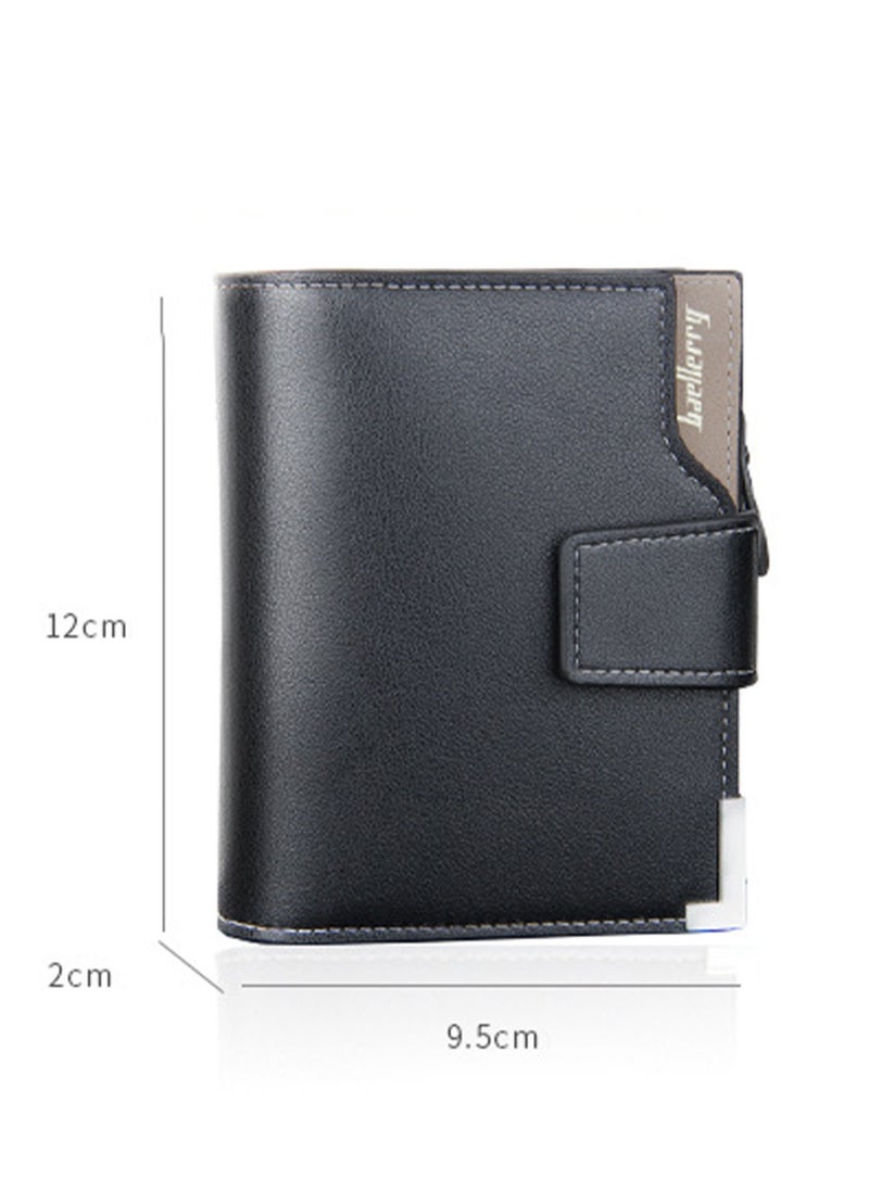 Generic - Men's Black Zipper Wallet - Image 1