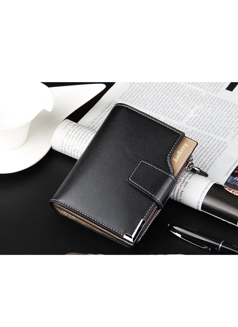 Generic - Men's Black Zipper Wallet - Image 1