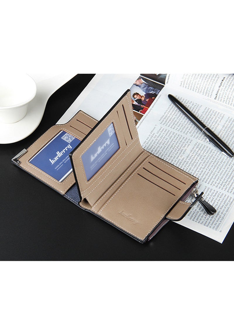 Generic - Men's Black Zipper Wallet - Image 1