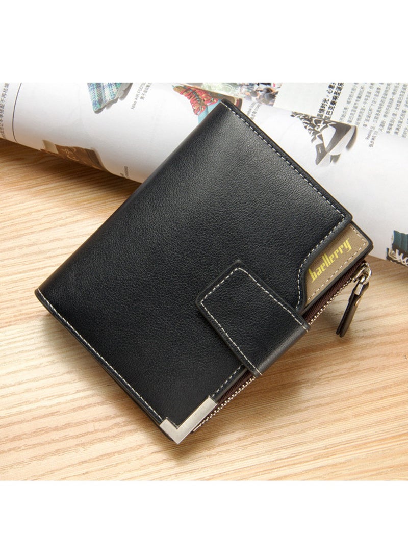 Generic - Men's Black Zipper Wallet - Image 1