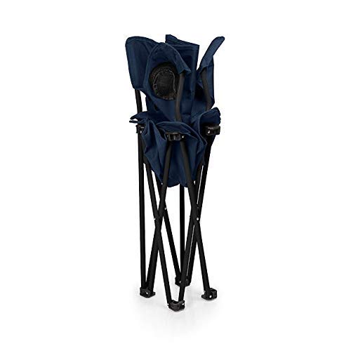 SHULABH CREATIVE Shulabh Creative Stainless Steel Portable Outdoor Indoor EZEE ARM Folding Chair with Arms Rest Blue  - Image 5
