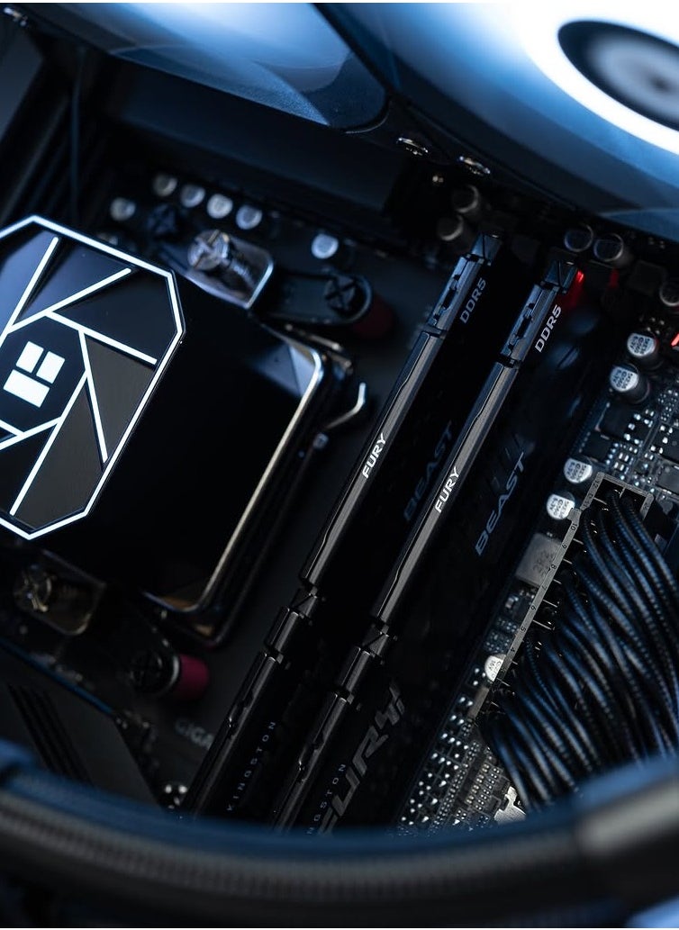 AetherCore Gaming PC - AMD Ryzen 5 7600X Processors, 6 Cores & 12 Threads, DDR5 32GB (2*16) Ram, Nvidia GeForce RTX 4060 8GB OC Edition GDDR6 Graphics Card, 1TB NVMe M.2 SSD, 2 Fan AIO Liquid Cooler, 650W 80 Plus Power Supply, Windows 11 Pro | Wi-Fi