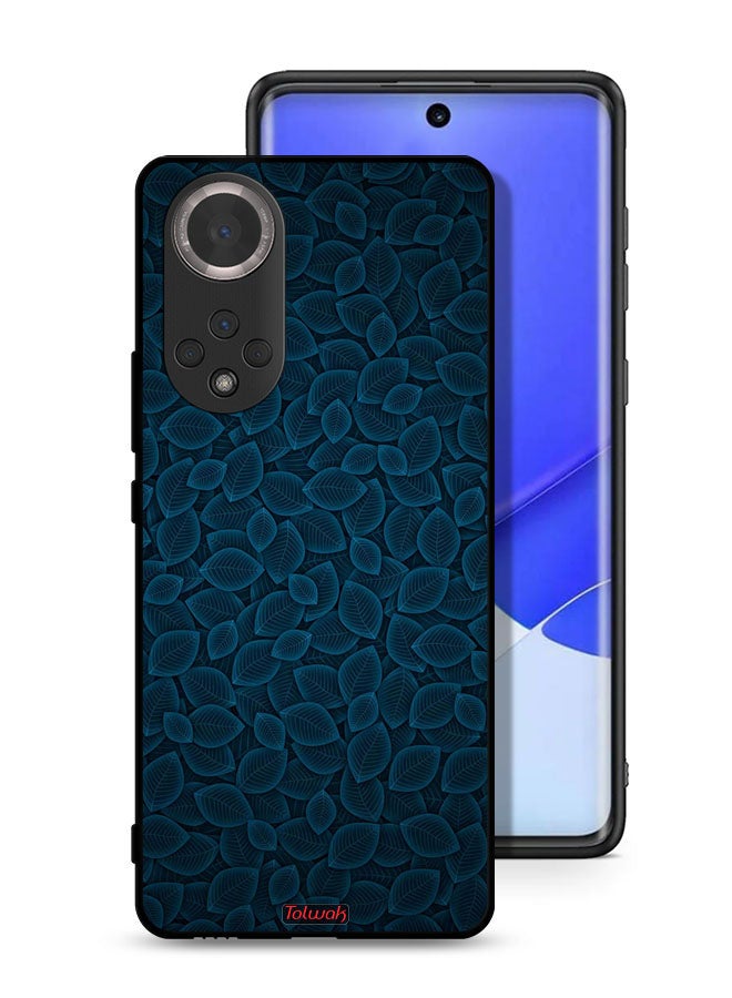 Tolwak غطاء حماية لهاتف هونر 50 بنمط فني رقمي لأوراق الشجر - Image 1