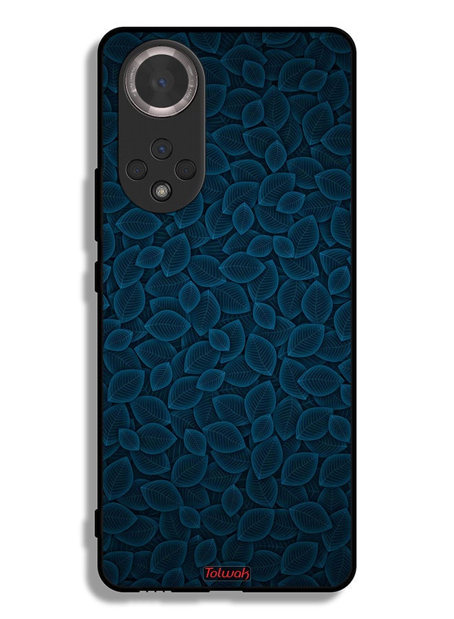 Tolwak غطاء حماية لهاتف هونر 50 بنمط فني رقمي لأوراق الشجر - Image 2