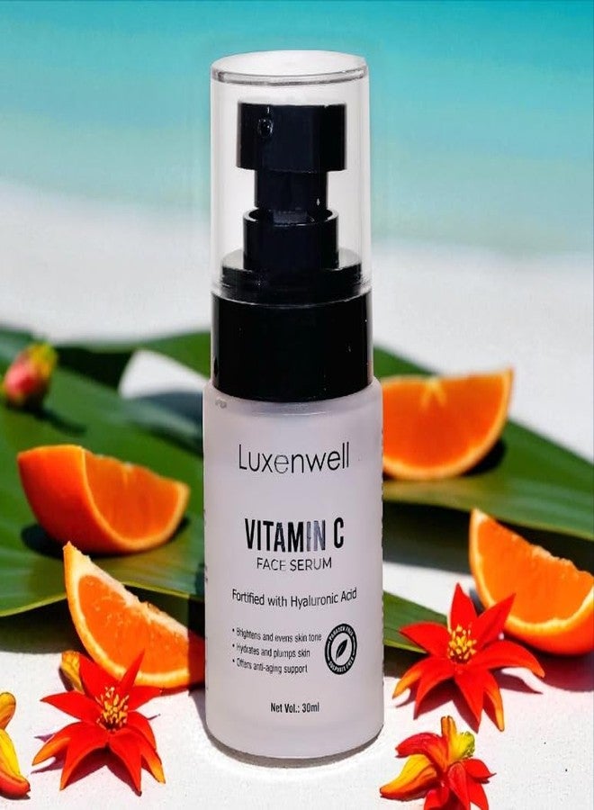 Luxenwell Vitamin C Face Serum for Glowing Skin | For Oily, Dry & Combination Skin | Reduce Pigmentation & Dark Spot | Brightening & Hydrating Formula | 30ml - Image 5