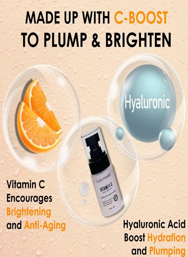 Luxenwell Vitamin C Face Serum for Glowing Skin | For Oily, Dry & Combination Skin | Reduce Pigmentation & Dark Spot | Brightening & Hydrating Formula | 30ml - Image 3