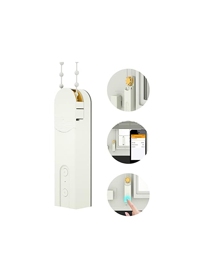 The Bros محرك ستائر كهربائية ذكية تعمل بالطاقة الشمسية مع تحكم عبر البلوتوث للمكتب والمنزل - Image 2