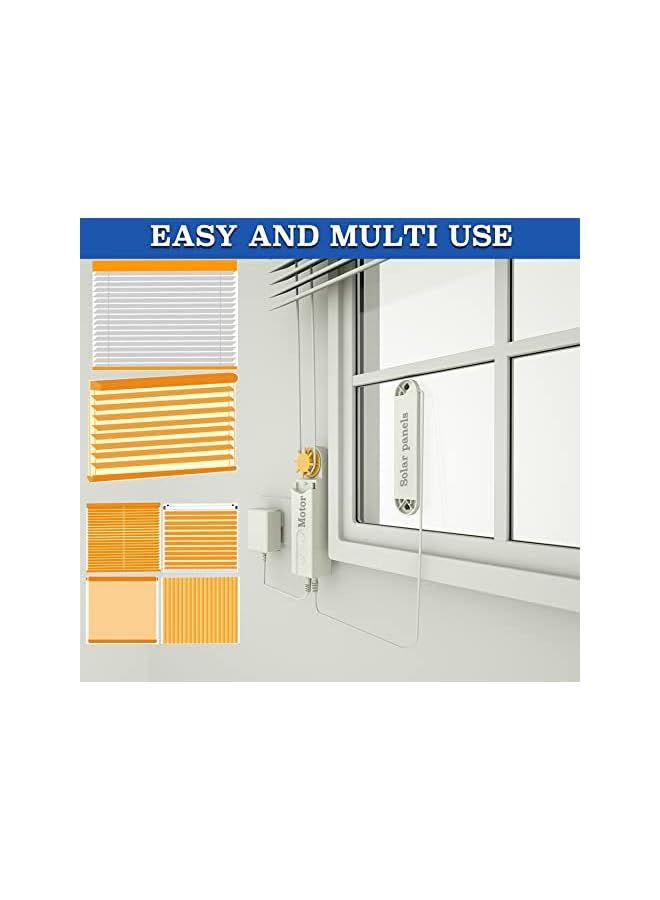 The Bros محرك ستائر كهربائية ذكية تعمل بالطاقة الشمسية مع تحكم عبر البلوتوث للمكتب والمنزل - Image 5