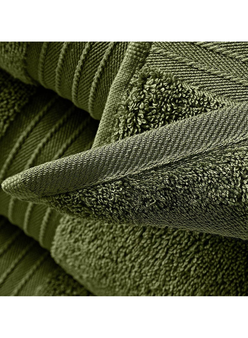منشفة حمام 70×140 سم – ناعمة وسريعة الامتصاص من قطن مشط 100%، تجف بسرعة - Image 3