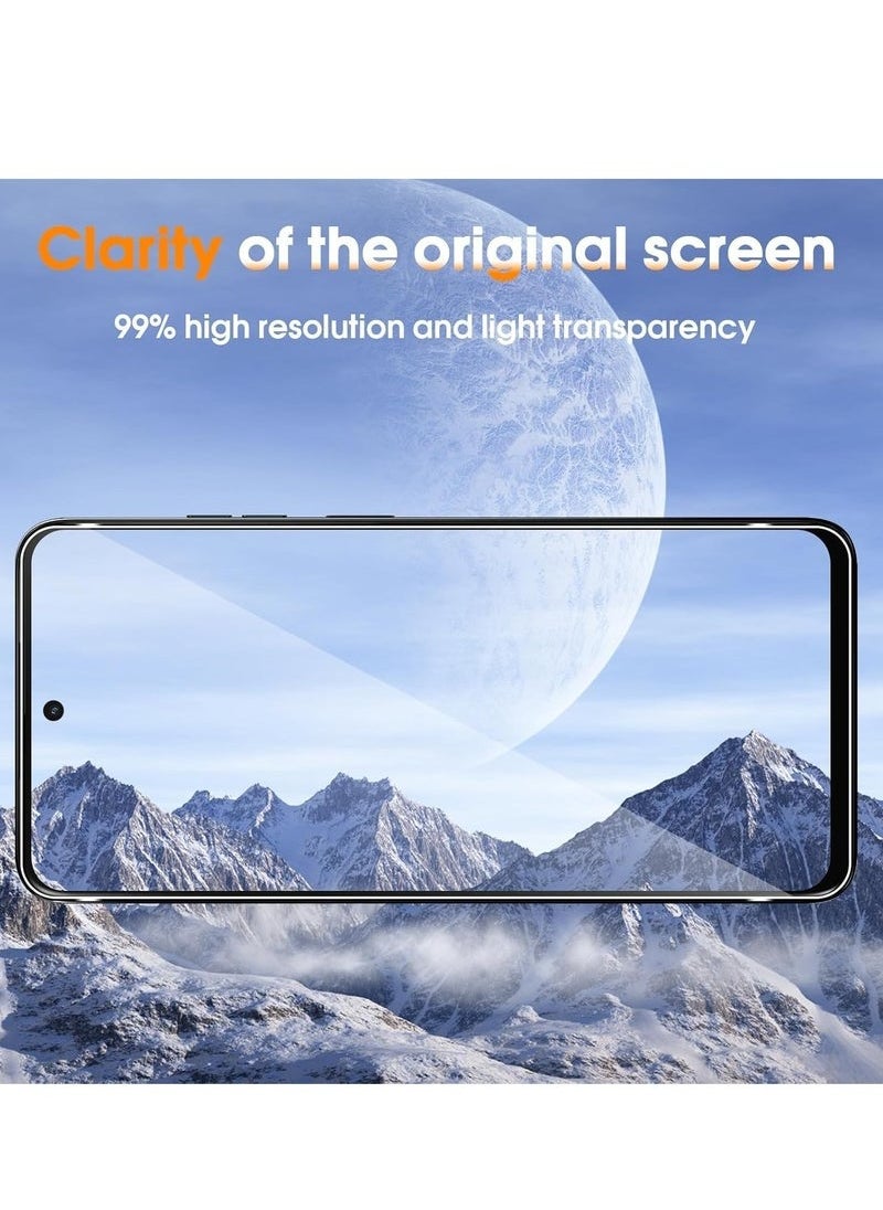 TIGER - Motorola Moto G05 Screen Protector || 9H Hardness Full HD Clear Glass with 3--Pack Anti-Fingerprint Tempered Glass – Full Coverage Screen Protection for Motorola Moto G05 – Scratch-Resistant, Anti-Bubble, High Clarity, Easy Installation - Image 1