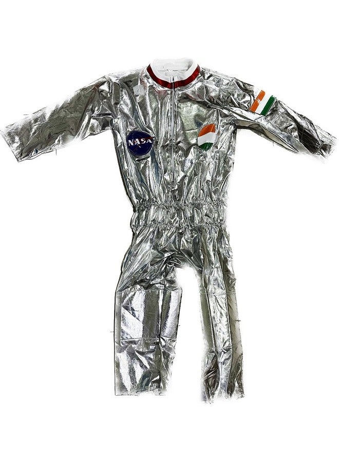 FancyDressWale Plastic Kids Astronaut Costume, Toddler Astronaut Outfit, Boys And Girls Astronaut Dress-Up, Children's Space Explorer Costume, Astronaut Fancy Dress For Kids (4-6 Years), Silver - Image 2