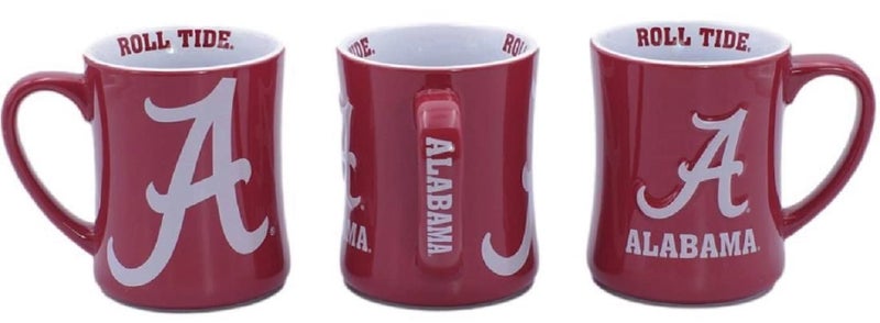 Ceramic 16 oz Relief 3D Mug Alabama