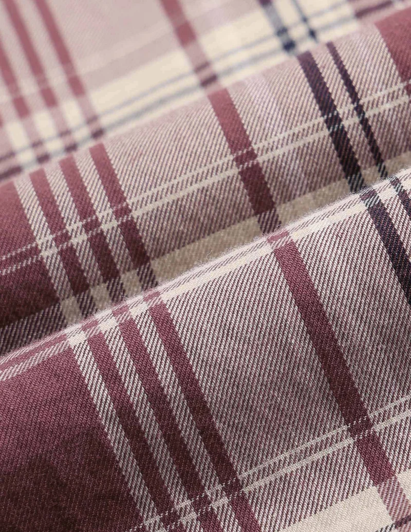 Arrow Brown Plaid Checked Slim Fit Shirt for Men | Best Price UAE