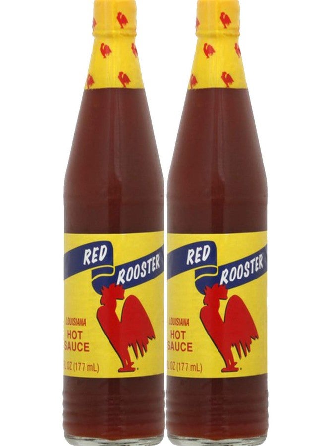 RED ROOSTER صلصة حارة لويزيانا من ريد روستر 6 أونصة سائلة (177 مل) - عبوة من 2 - Image 1