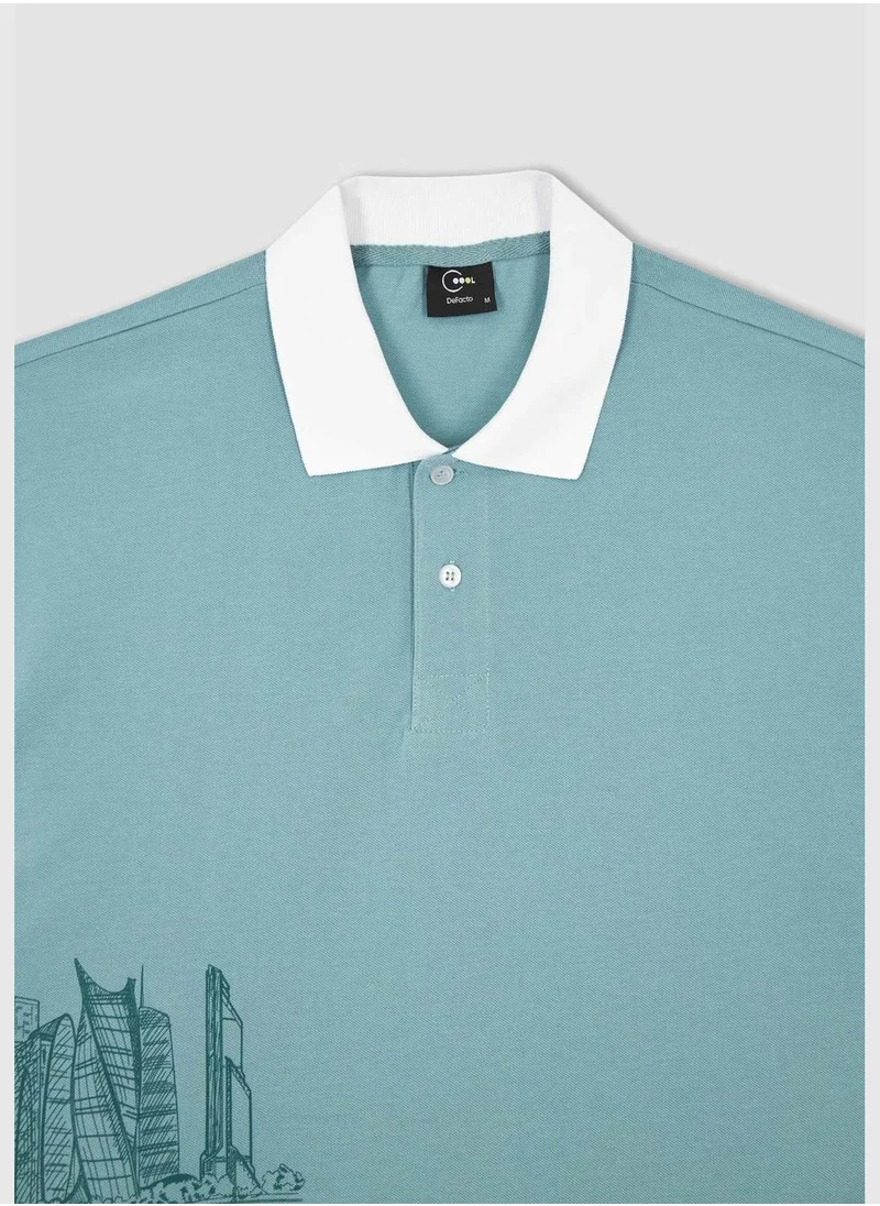 DeFacto Boxy Fit Short Sleeve Printed T-Shirt