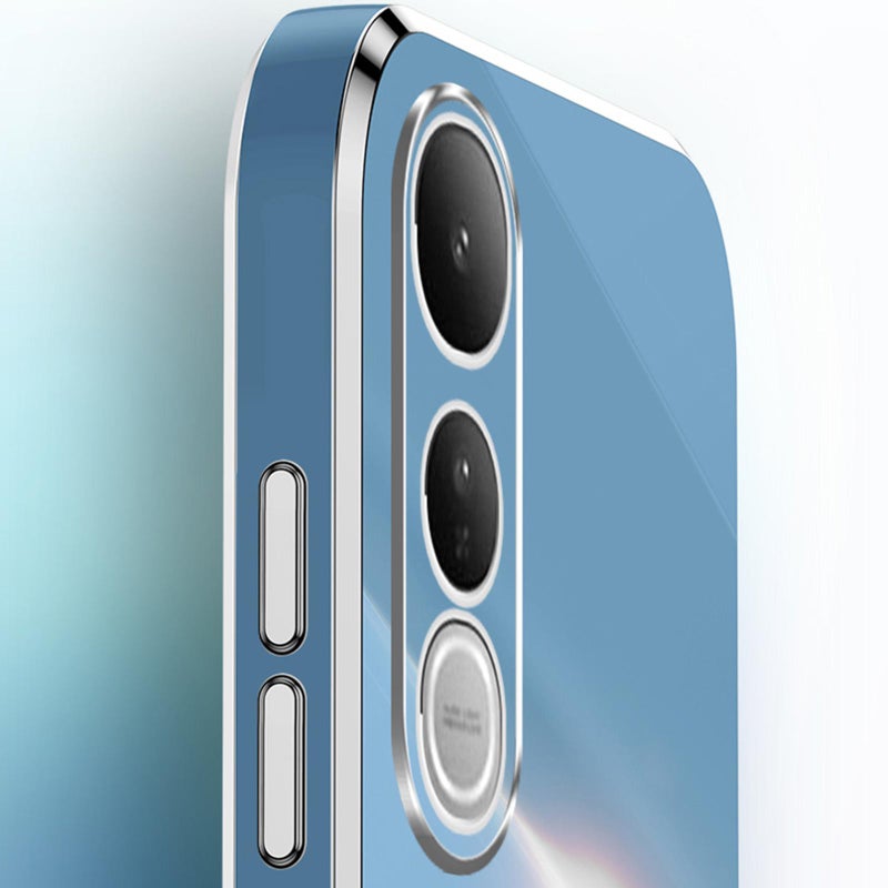 Xinli For Vivo V50 Lite Straight Edge 6D Electroplate Tpu Phone Case(Black) - Image 4