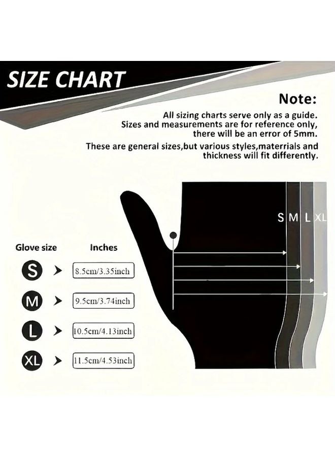 Black Disposable Gloves Heavy Duty 100 Pcs Non Medical for Household Dishwashing - Image 4