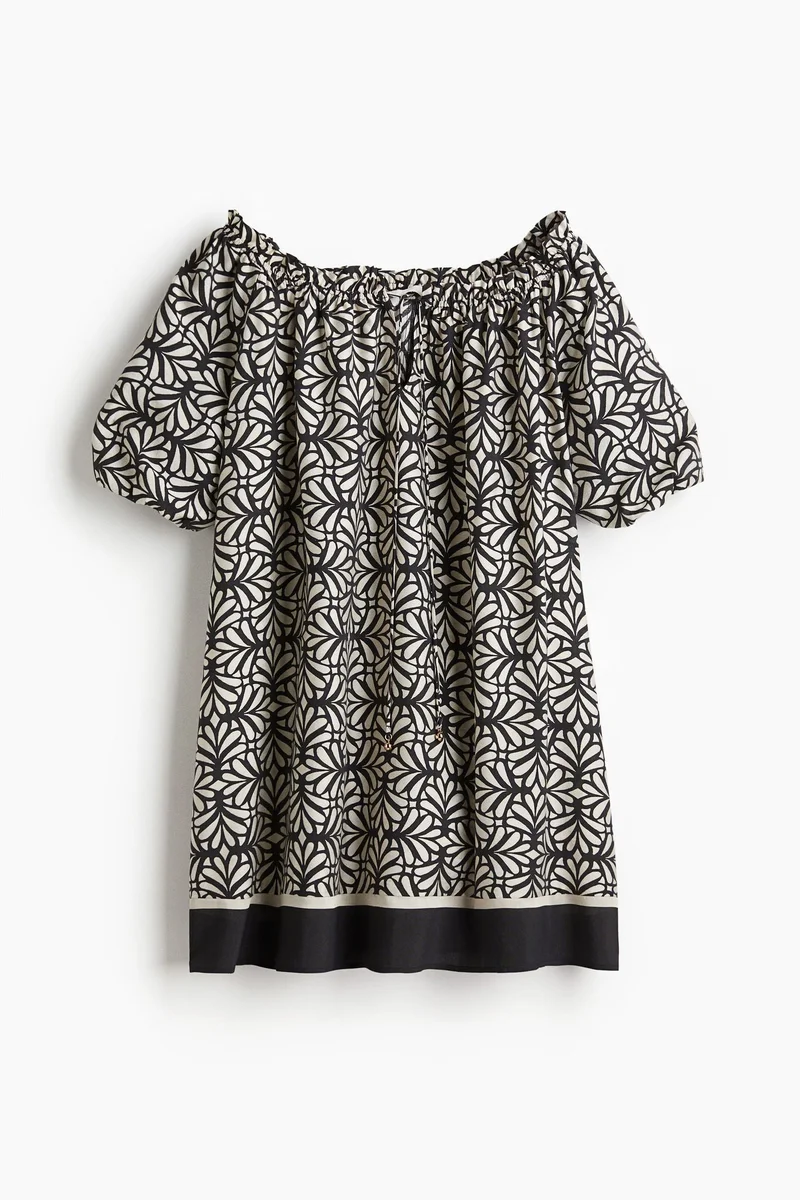 H&M Tie-detail dress