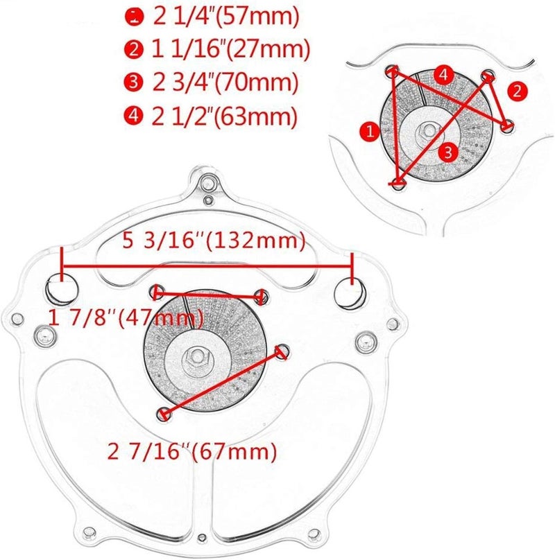DEMULAX Motorcycle Air Filter Kit for Harley Models - Image 2