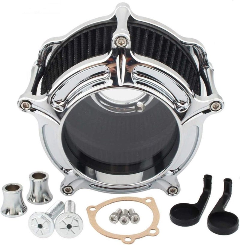 DEMULAX Motorcycle Air Filter Kit for Harley Models - Image 1