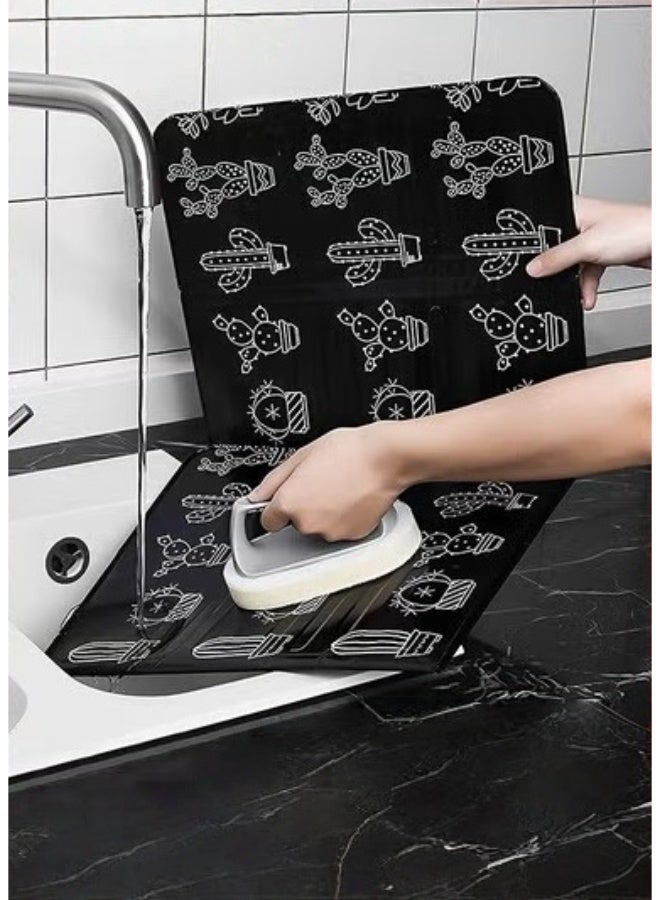 Grease Splatter Guard,Aluminum Foil Gas Stove Oil Splatter Shield,Nonstick Oil Splash Insulation Board Oil Splatter,Guard Stove Heat Insulation Board For Cooking - Image 5