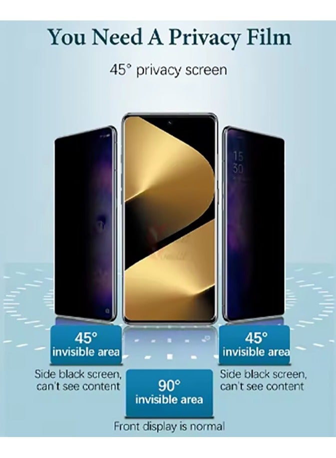 1Pack Privacy Screen Protector Tempered Glass for Huawei Pura 80 Ultra , Scratch-Resistant, Anti Spy - Image 2