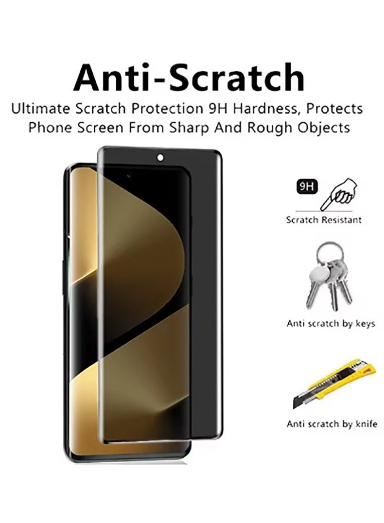 1Pack Privacy Screen Protector Tempered Glass for Huawei Pura 80 Ultra , Scratch-Resistant, Anti Spy - Image 4