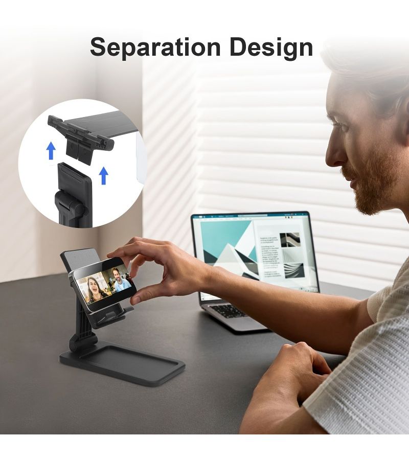 1pc 12 Inch Portable Mobile Phone Screen Magnifier With Blue Light Blocking High Definition Suitable For Smartphones Tablets And Games Comes With Lazy Phone Stand Compatible With Ipads Kindles And Smartphones Protects Your Eyes - Image 3
