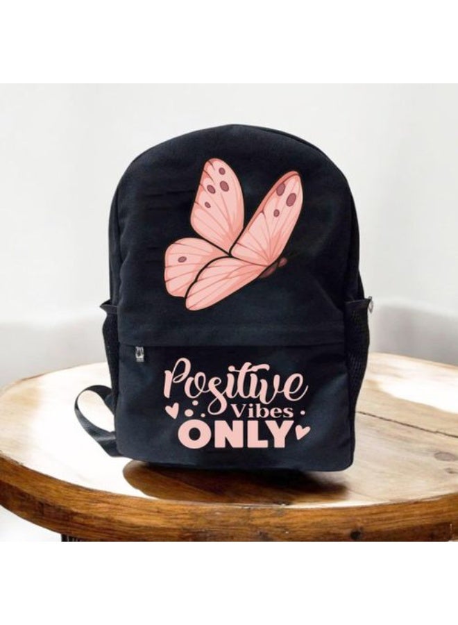 وى برنت يور جيفت  حقيبة ظهر، حقيبة مدرسية، كبيرة الحجم، لحمل اللابتوب، بمقاس 30 × 40 سم، مزوّدة بجيبَين، هدية لها، بتصميم مخصص - Image 2