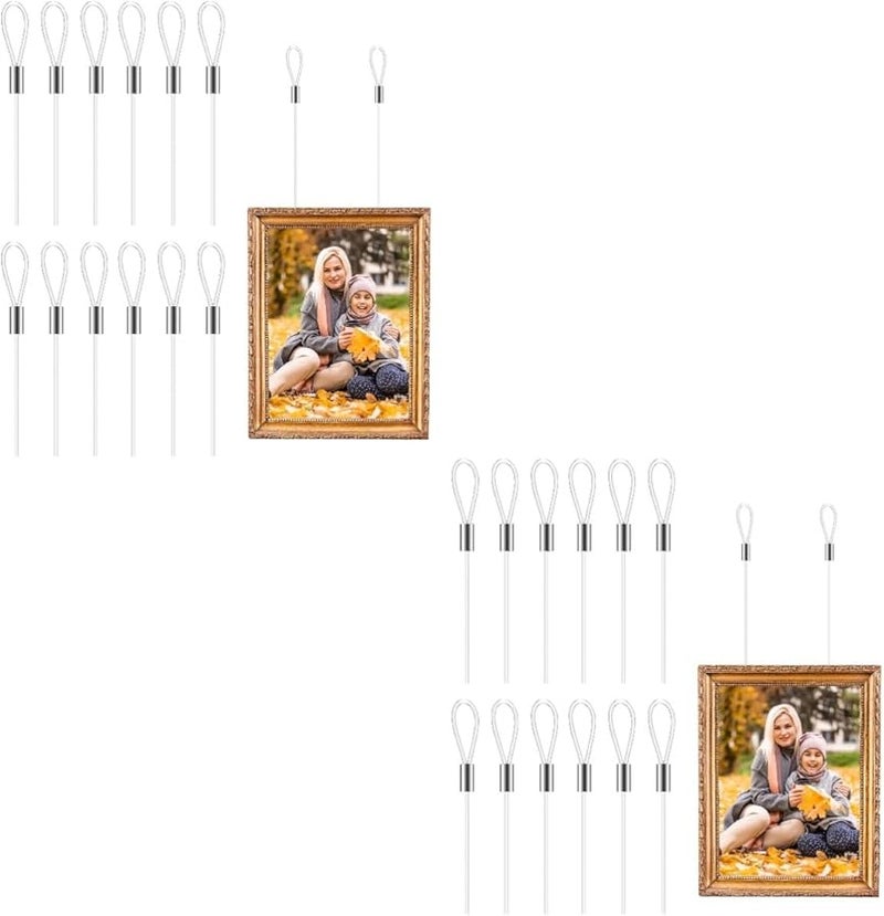 Heavy Duty Picture Hanging Wire Cord 3 Pack For Frames Ornaments And Clothes - Image 1