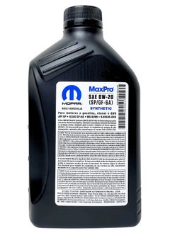 Mopar Mopar Max Pro 0W-20 Motor Oil (1 Liter)  - Image 2