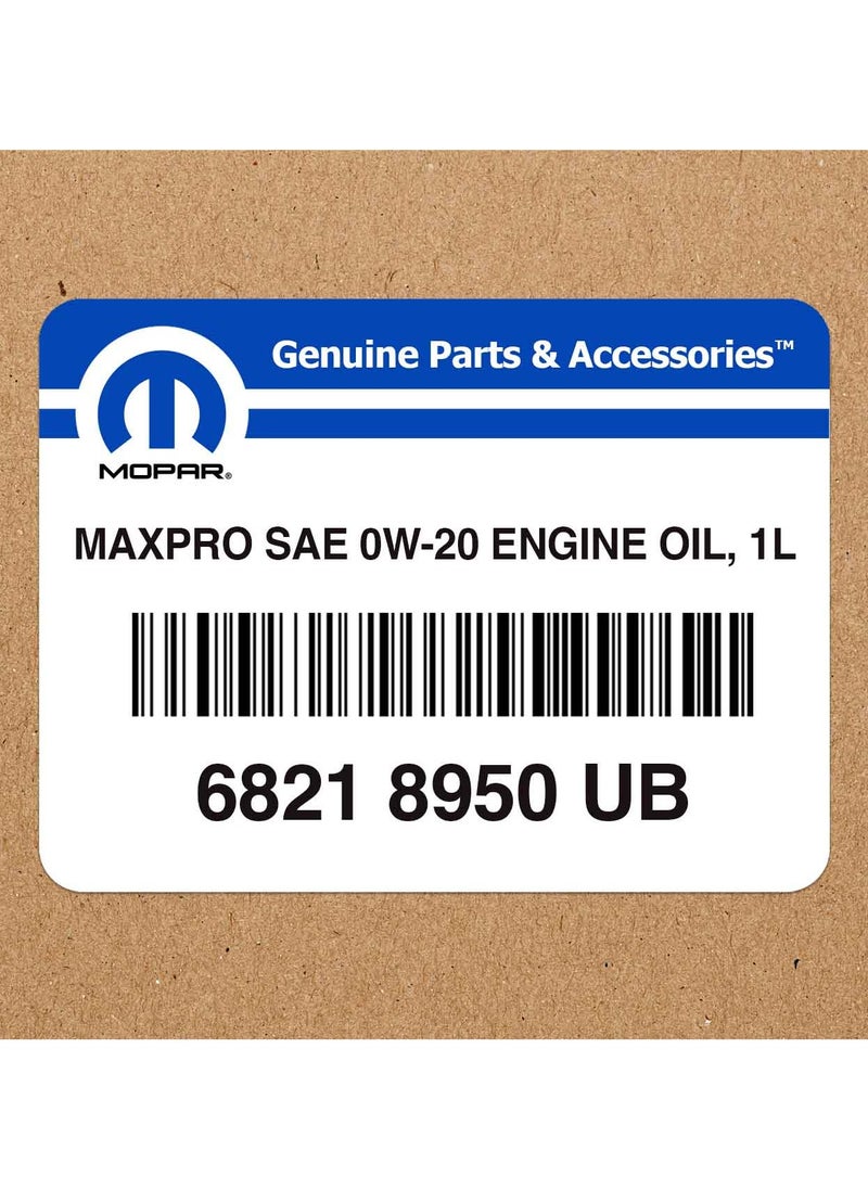Mopar Mopar Max Pro 0W-20 Motor Oil (1 Liter)  - Image 3