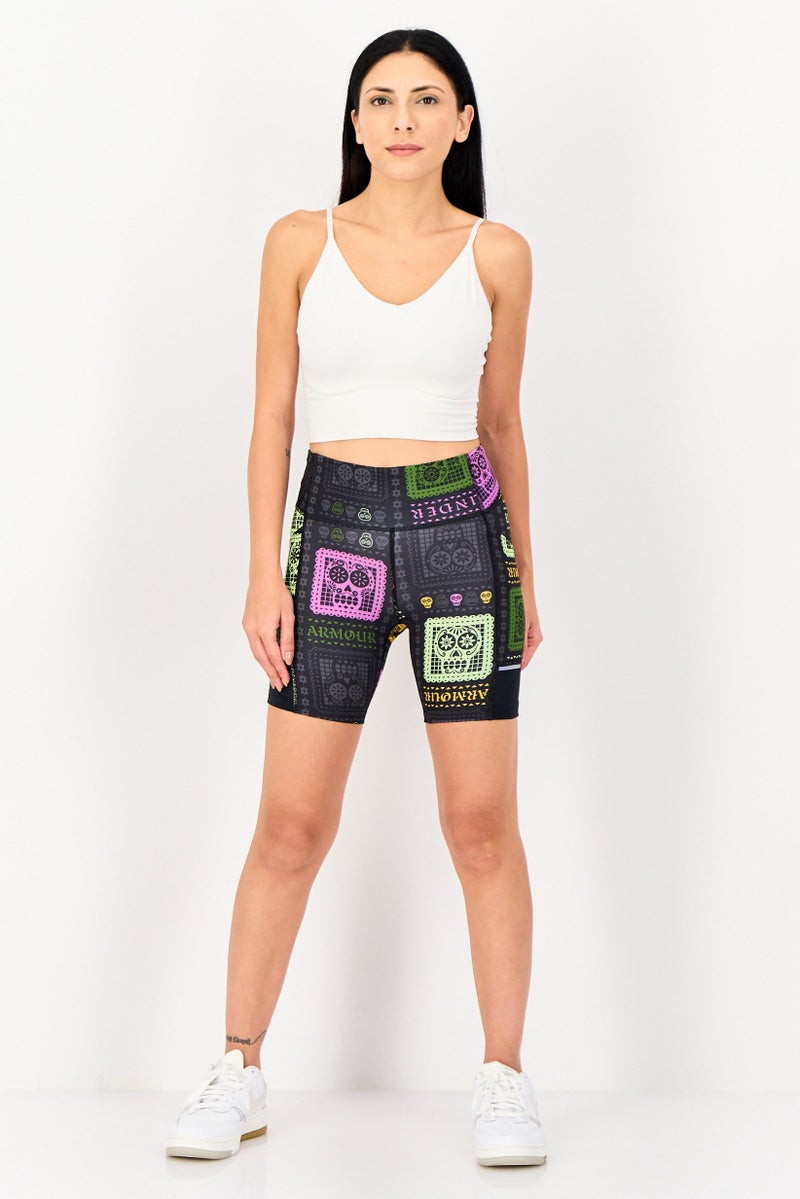 UNDER ARMOUR شورتات تدريب رياضية للنساء، متعددة الألوان - Image 4