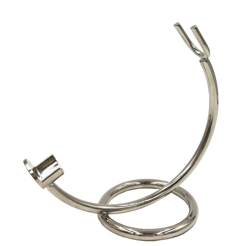 Super Safety Razors, Curved Chrome Razor Stand â€“ All-Metal Chrome-Plated Holder for Safety Razors with Handle Length 80 mm & Up â€“ Sleek Finish & Sturdy Design - Image 2