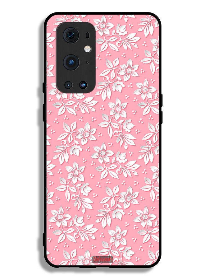 Tolwak OnePlus 9 Pro 5G Protective Case Cover Flowers Background Pattern - Image 2