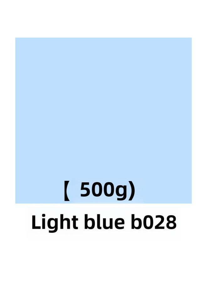 Soft Clay 500g Children's Handmade Diy Toys Colored Clay Clay Handmade Primary School Students Special Safe And Non-toxic-Color:Light Blue 500g (B028)  - Image 1
