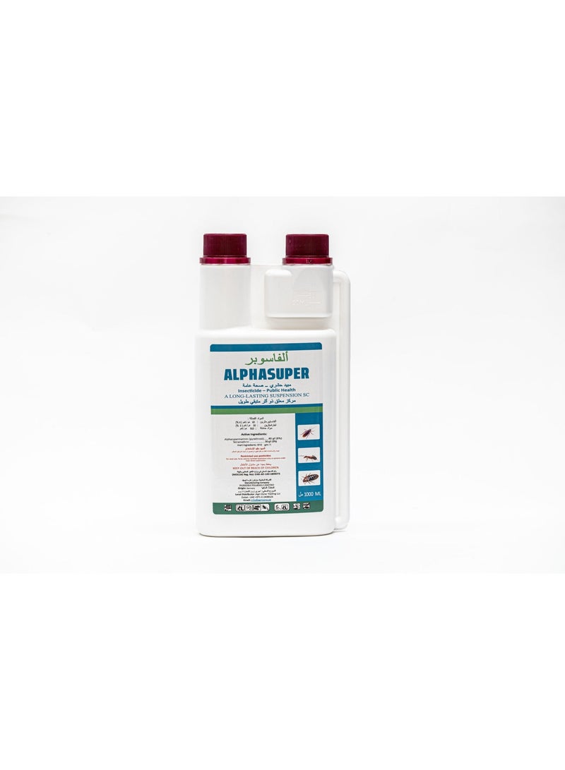 ALPHASUPER Made in Germany Concentrated insecticide For cockroaches, Bed Bugs, Ants, Crawling & Flying Insects 1 Litter - Image 2